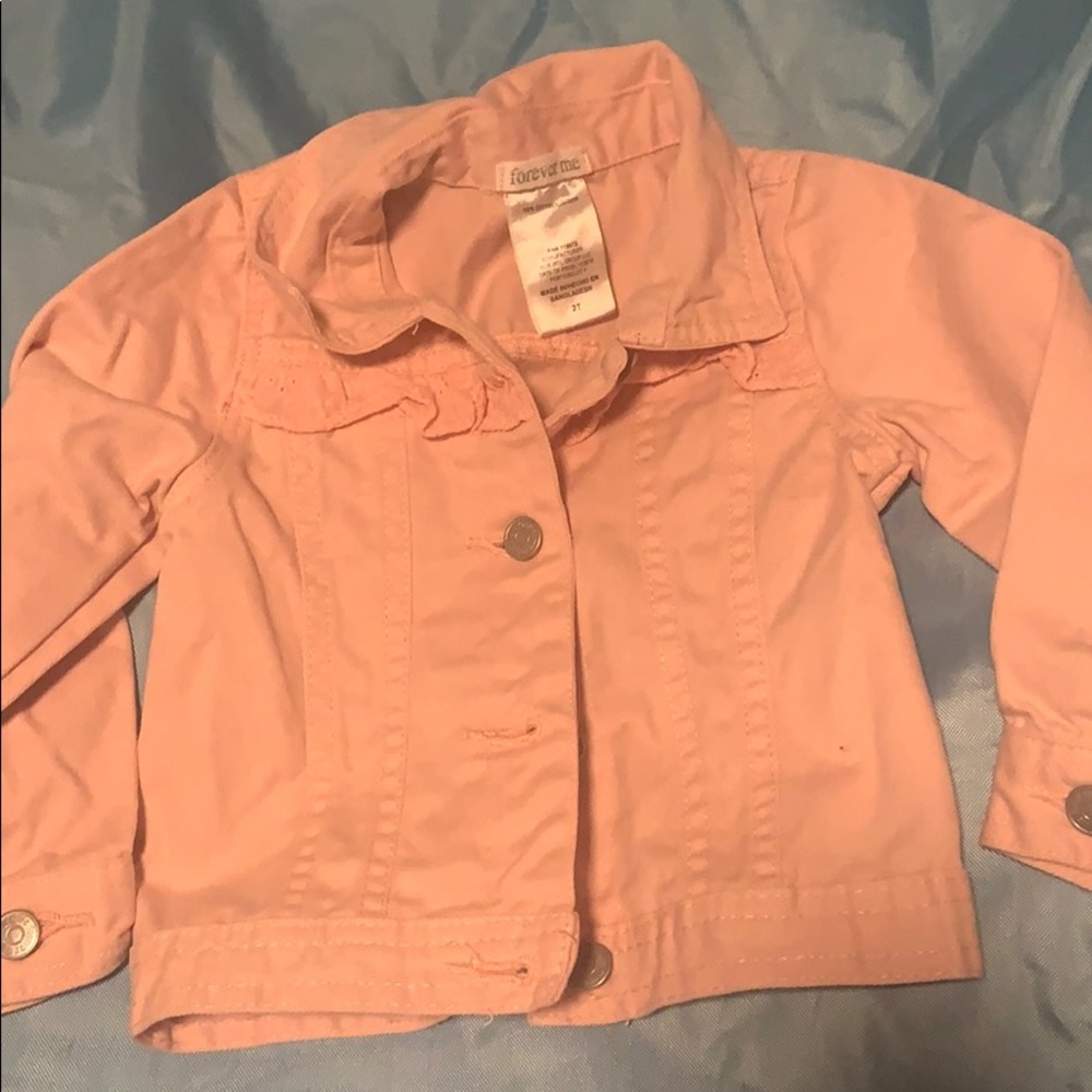 Pink jacket for toddler